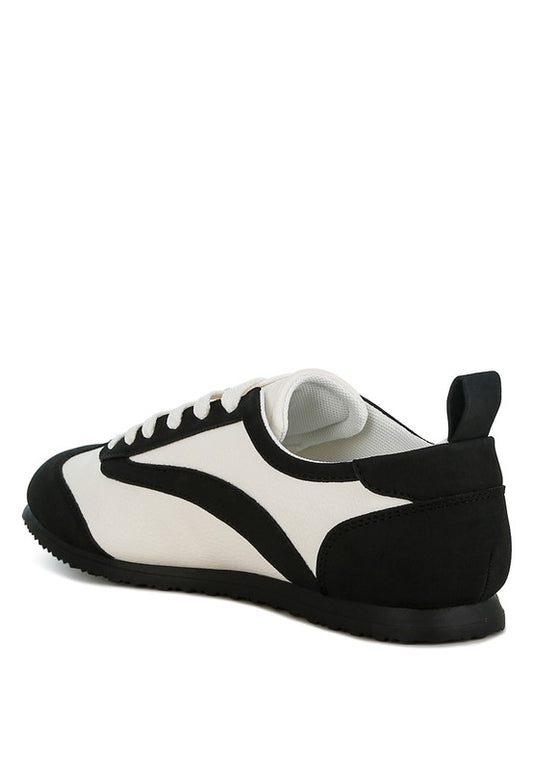 Contrast Lace Up Sneakers