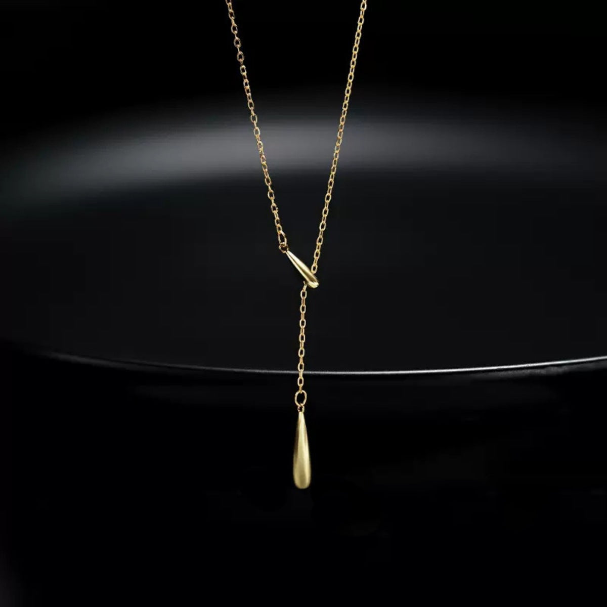 Sterling Silver Y-Shaped Pendant Necklace in Silver - women's pendant necklace