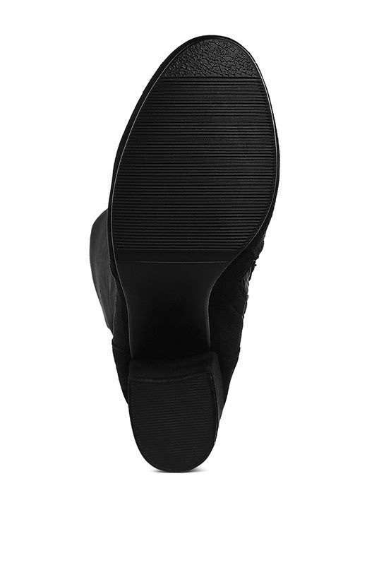 Microfiber Calf Boots