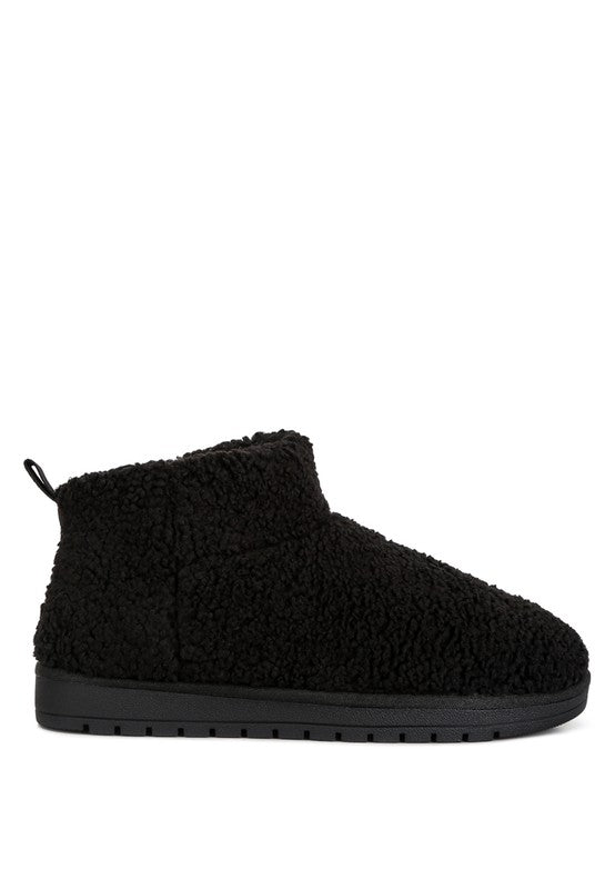 Fleece Exterior Fluffy Booties