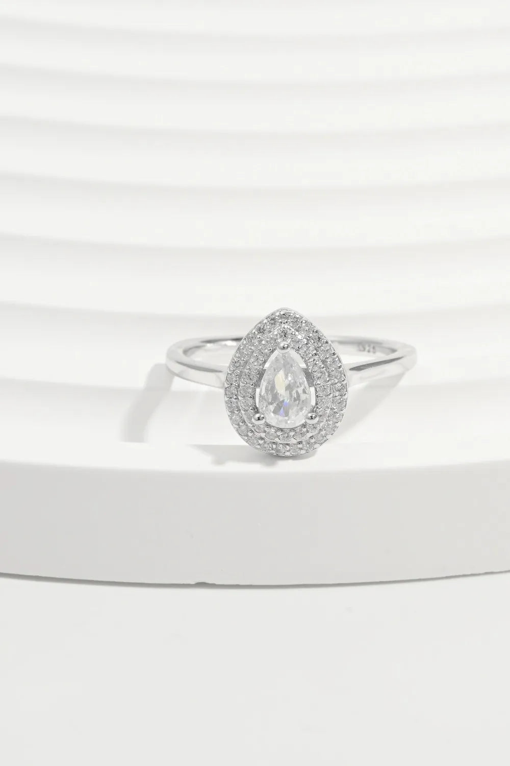 Sterling Silver Inland Zircon Ring in Silver - women's ring