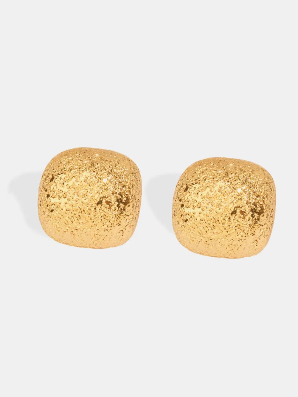 Gold-Plated Geometric Stud Earrings in Style B - women's stud earrings