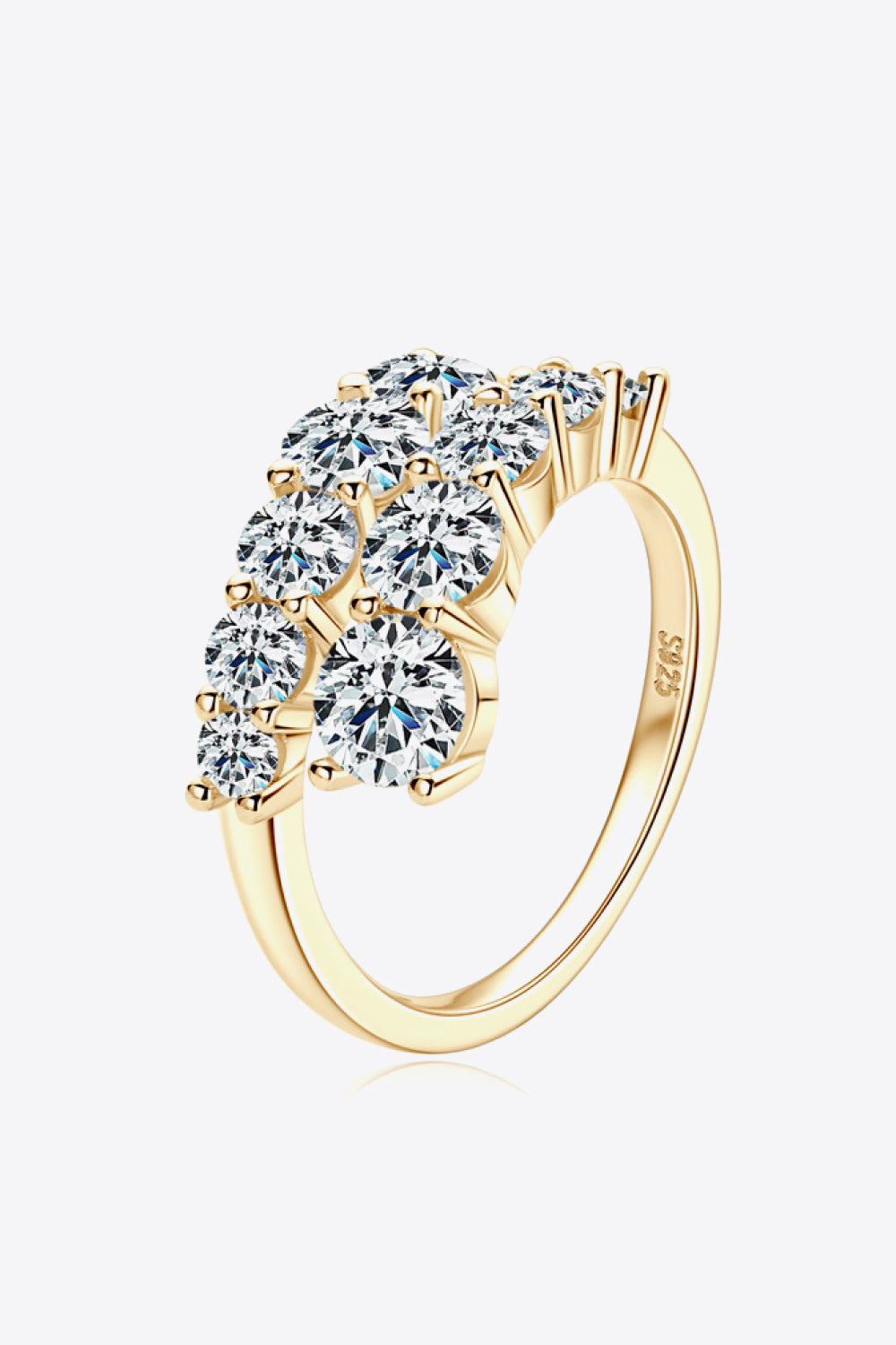 Adored Moissanite Sterling Silver Ring in Silver - women's ring