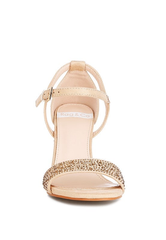 Rhinestones Embellished Sandals