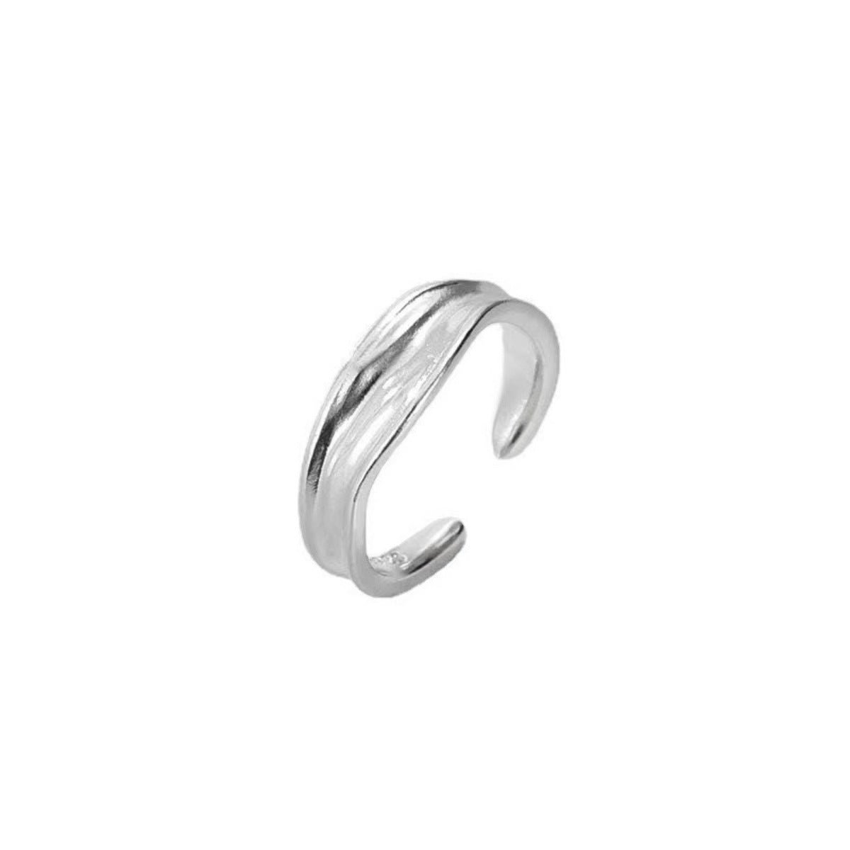 Sterling Silver Open Ring - alternate ring view