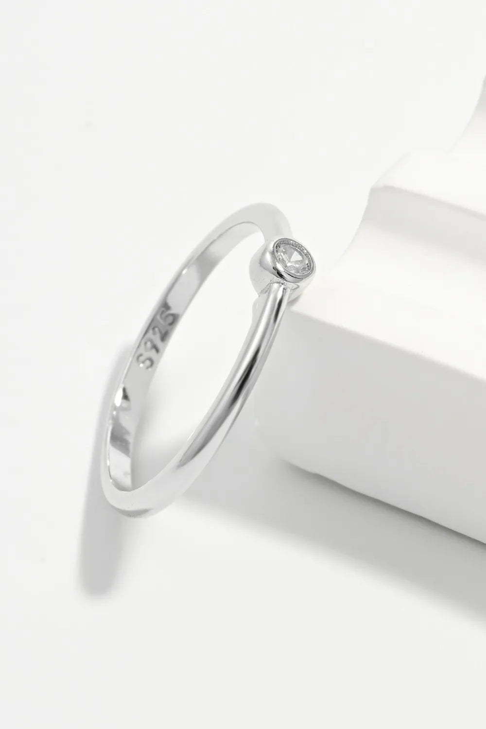 Sterling Silver Inland Zircon Ring in Silver - women's ring