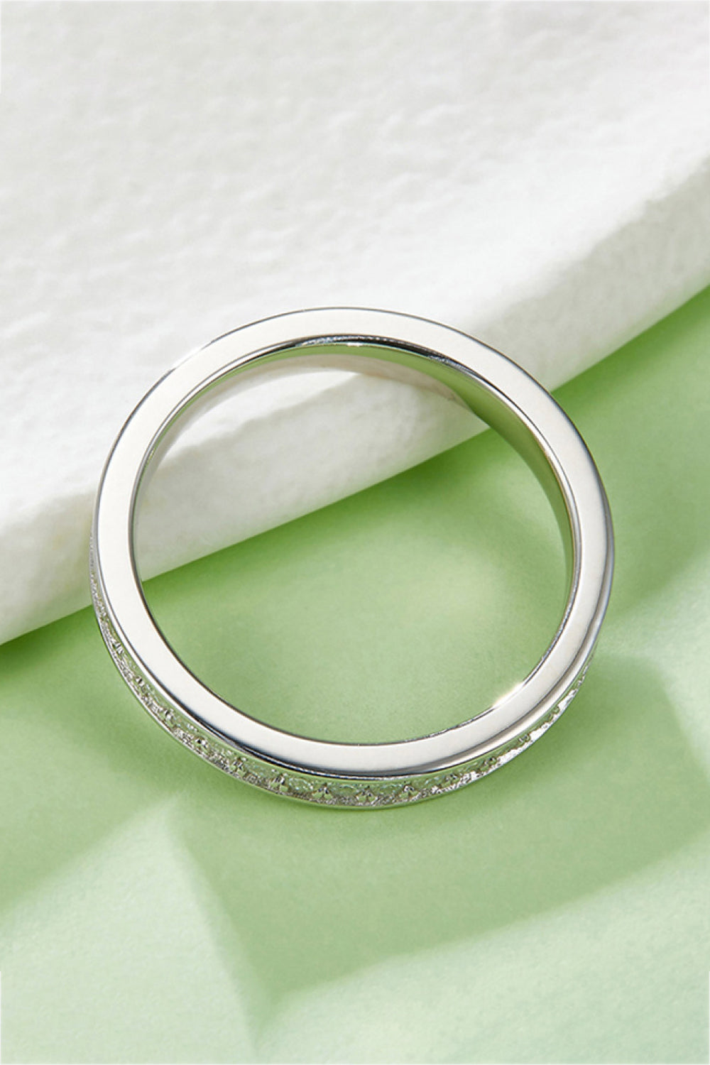 Unexplained Words Moissanite Ring in Silver - women's ring
