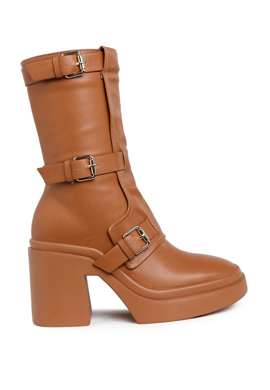Chunky Biker Boots