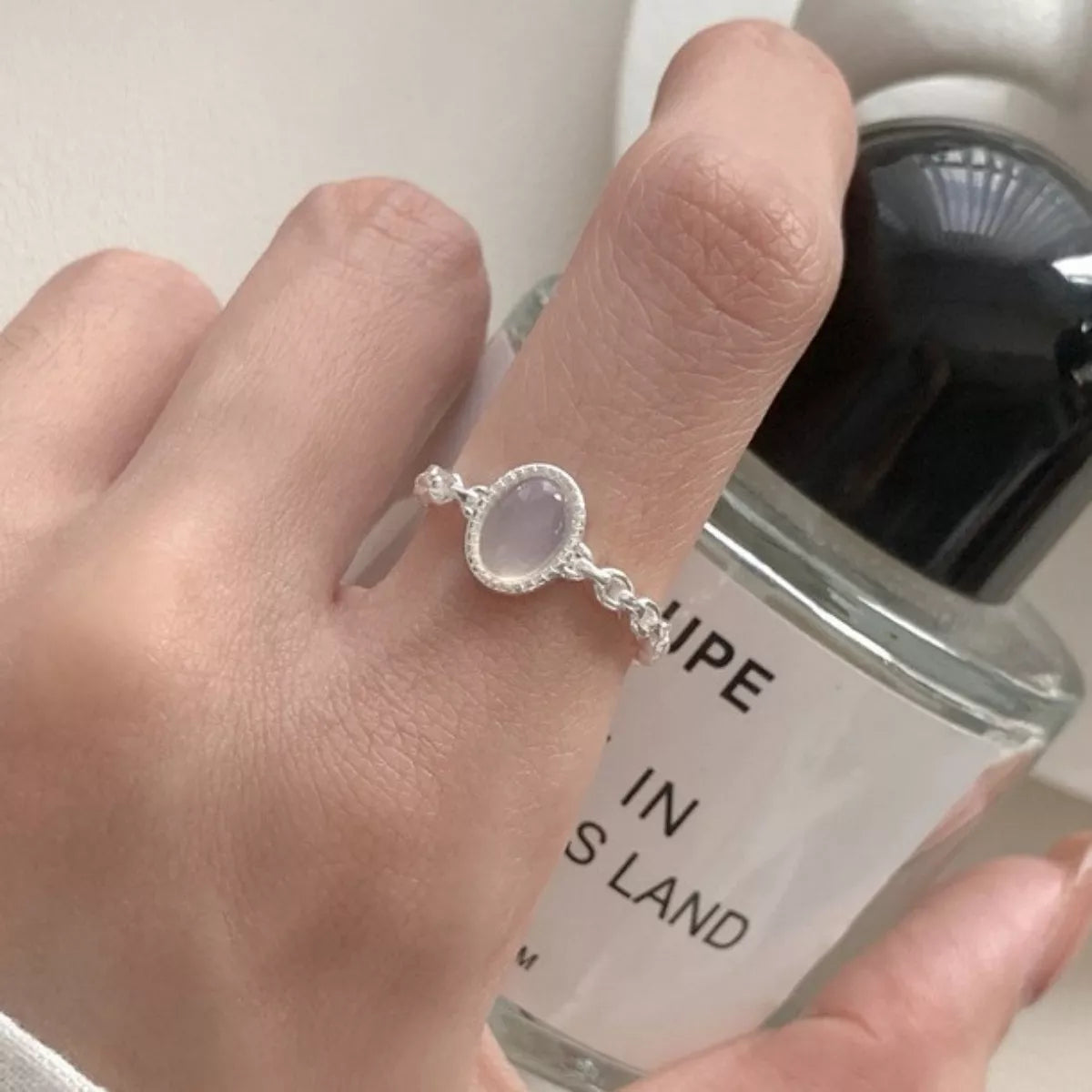 Sterling Silver Open Ring - alternate ring view