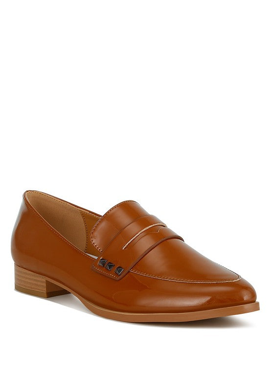 Patent Pleather Penny Loafers