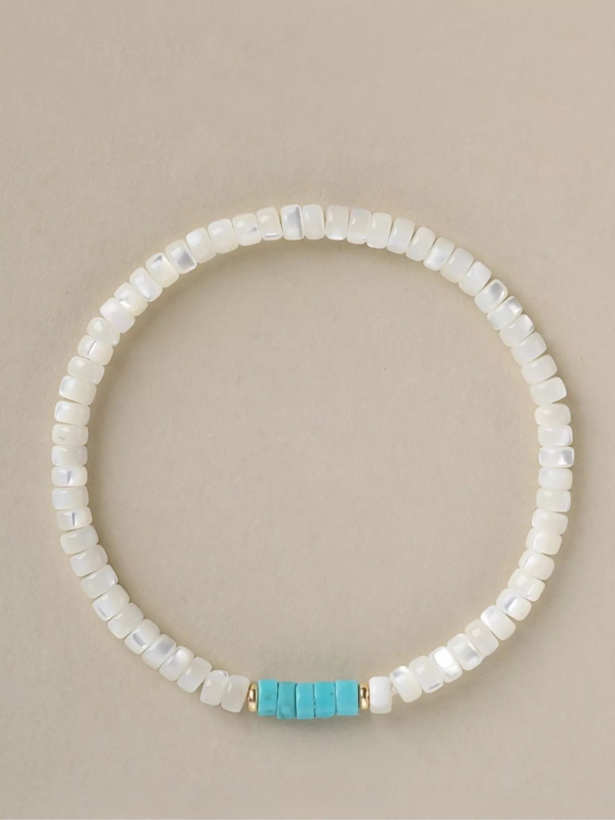 Turquoise Beaded Bracelet - alternate jewelry view