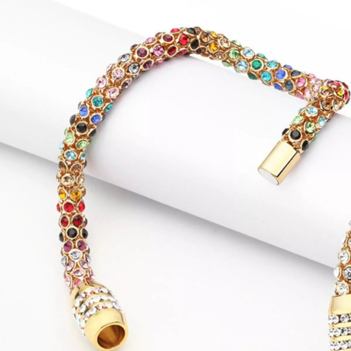 Multi-Colored Crystal Bracelet - alternate jewelry view