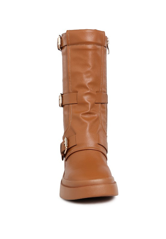 Chunky Biker Boots