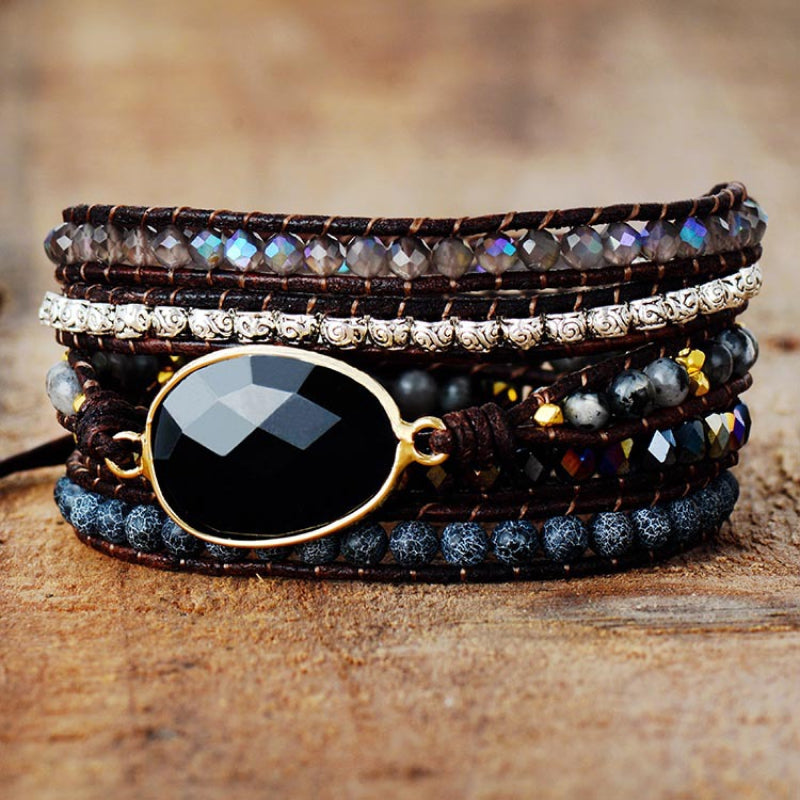 Agate Beaded Bracelet - alternate jewelry view