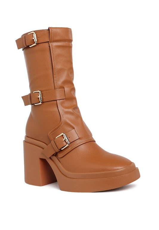 Chunky Biker Boots