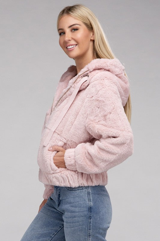 Fluffy Teddy Hoodie