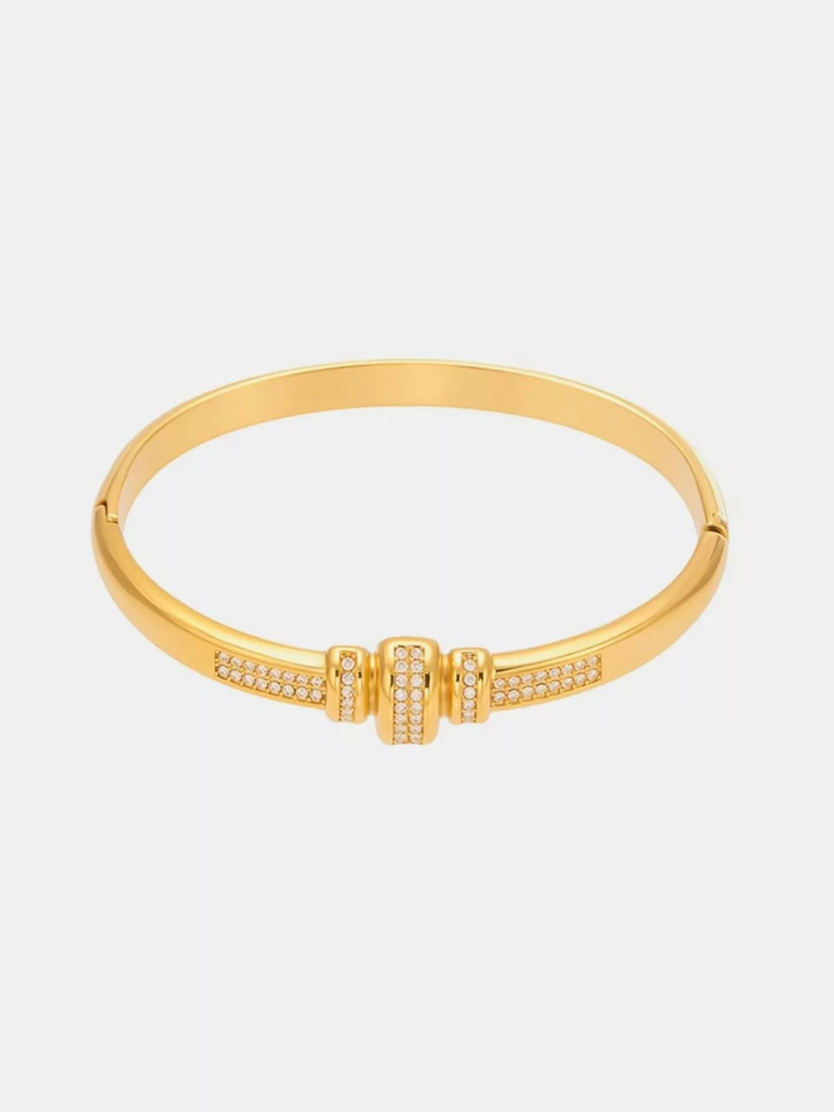 18K Gold-Plated Zircon Bracelet in Style A - women's bracelet