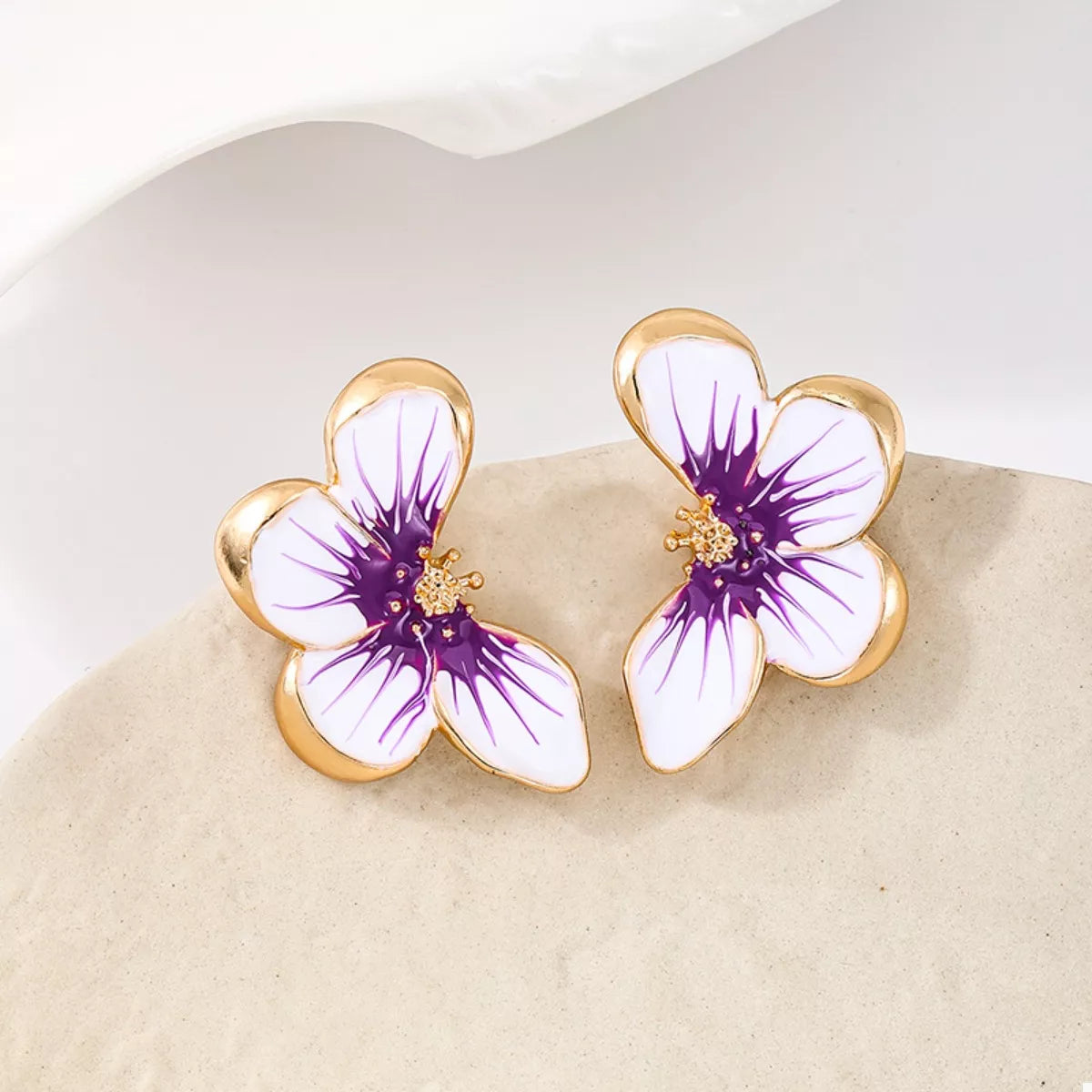 Butterfly Stud Earrings - alternate earring view