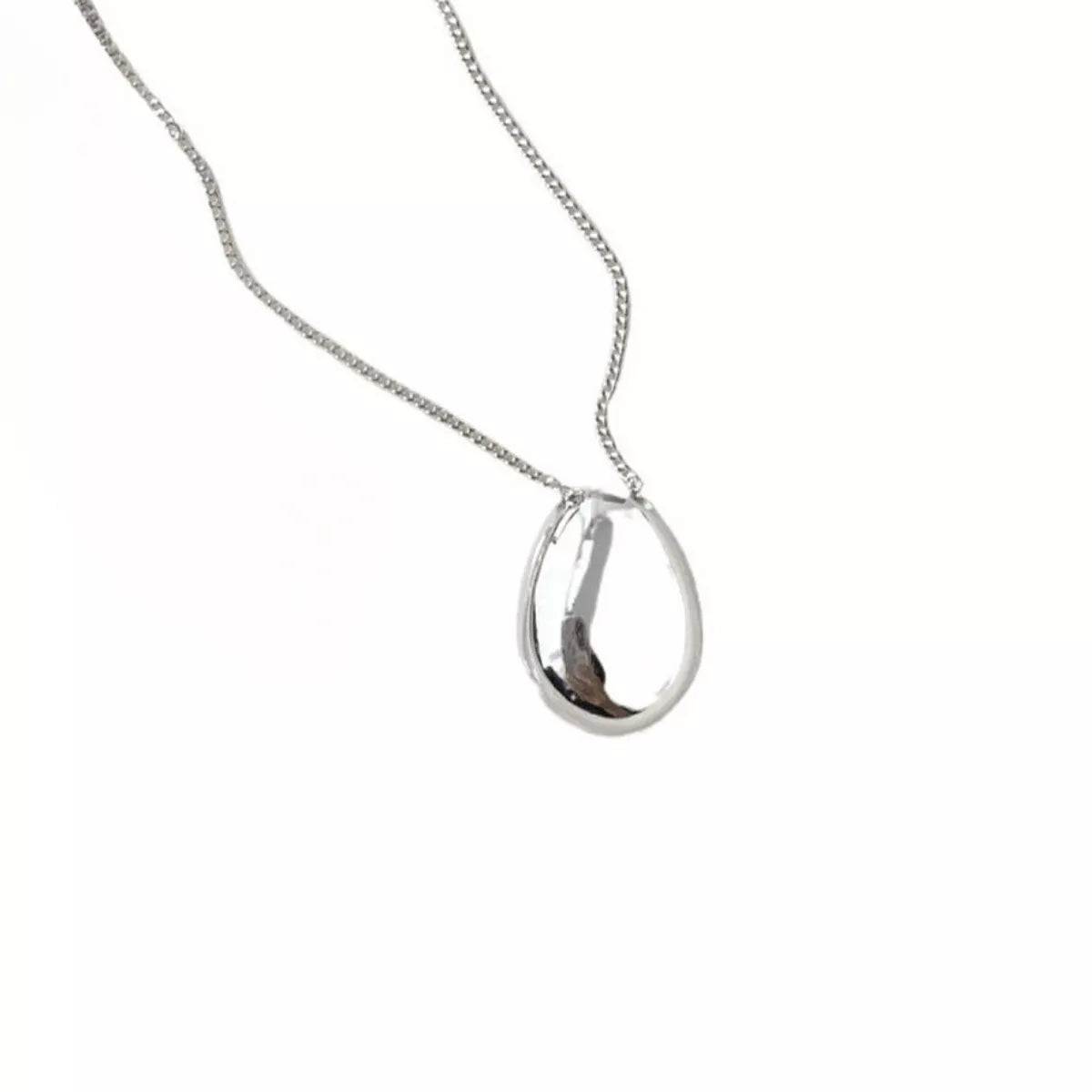 Sterling Silver Pendant Necklace - alternate necklace view