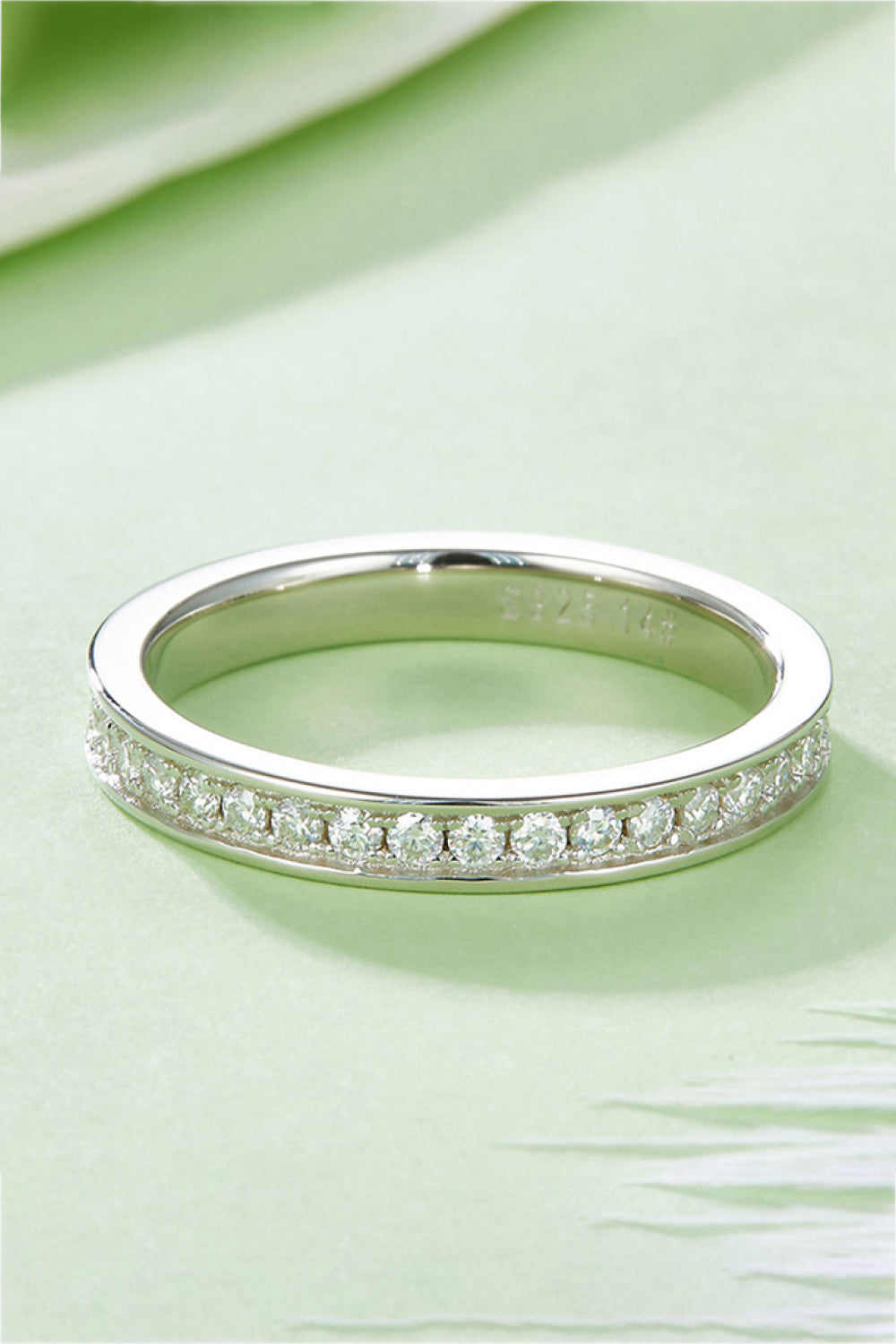 Unexplained Words Moissanite Ring in Silver - women's ring