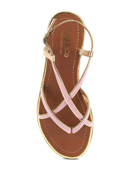 Loop Strappy Flat Sandals