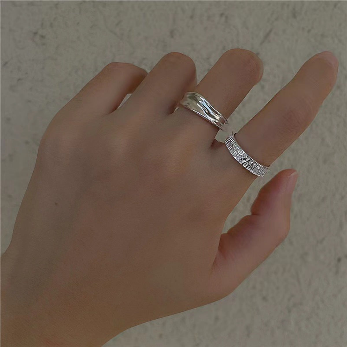 Sterling Silver Open Ring in Silver - women's open ring
