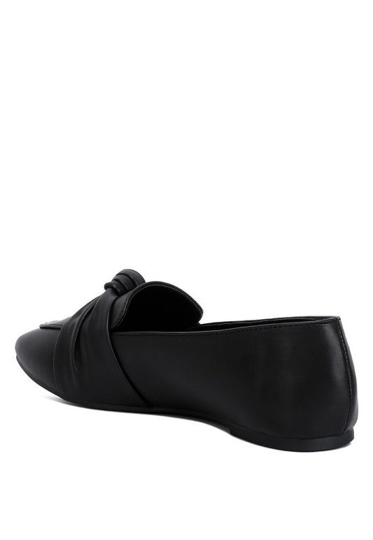 Knot Detail Loafers
