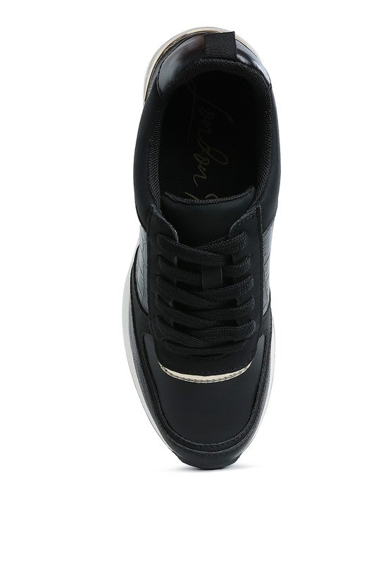 Chunky Wedge Heel Sneakers