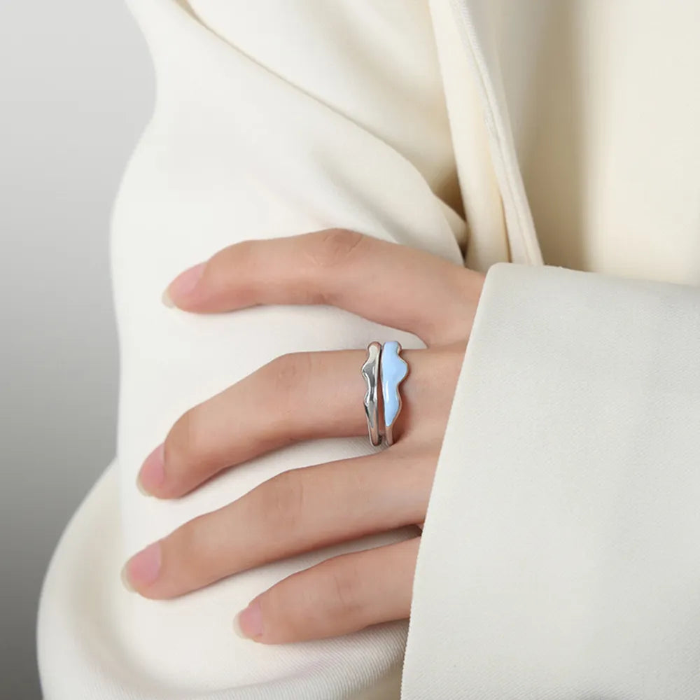 18K Gold-Plated Open Ring - alternate ring view