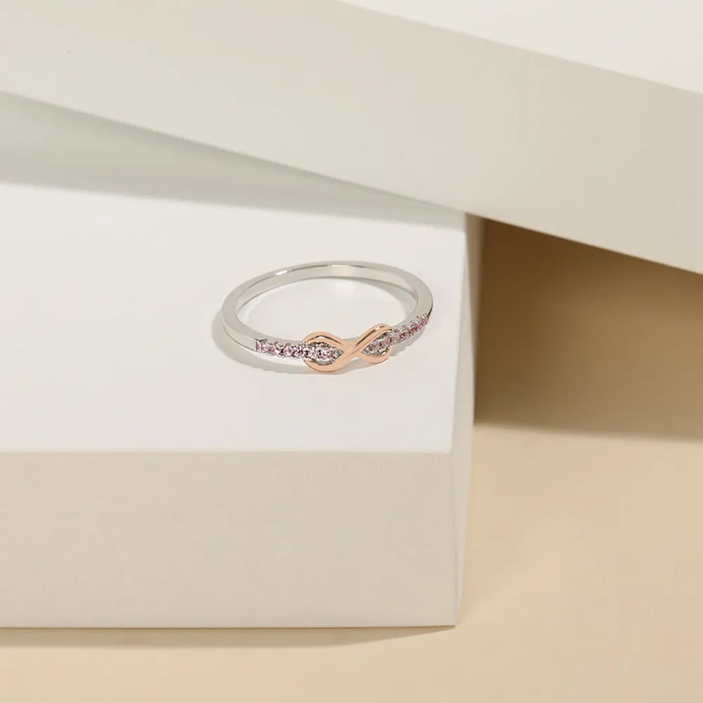 Zircon Sterling Silver Ring in Silver - women's ring