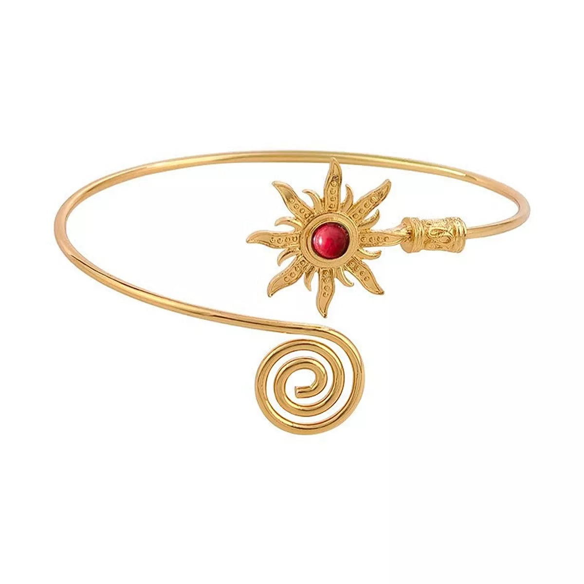 Sunburst Arm Cuff Bracelet - alternate jewelry view