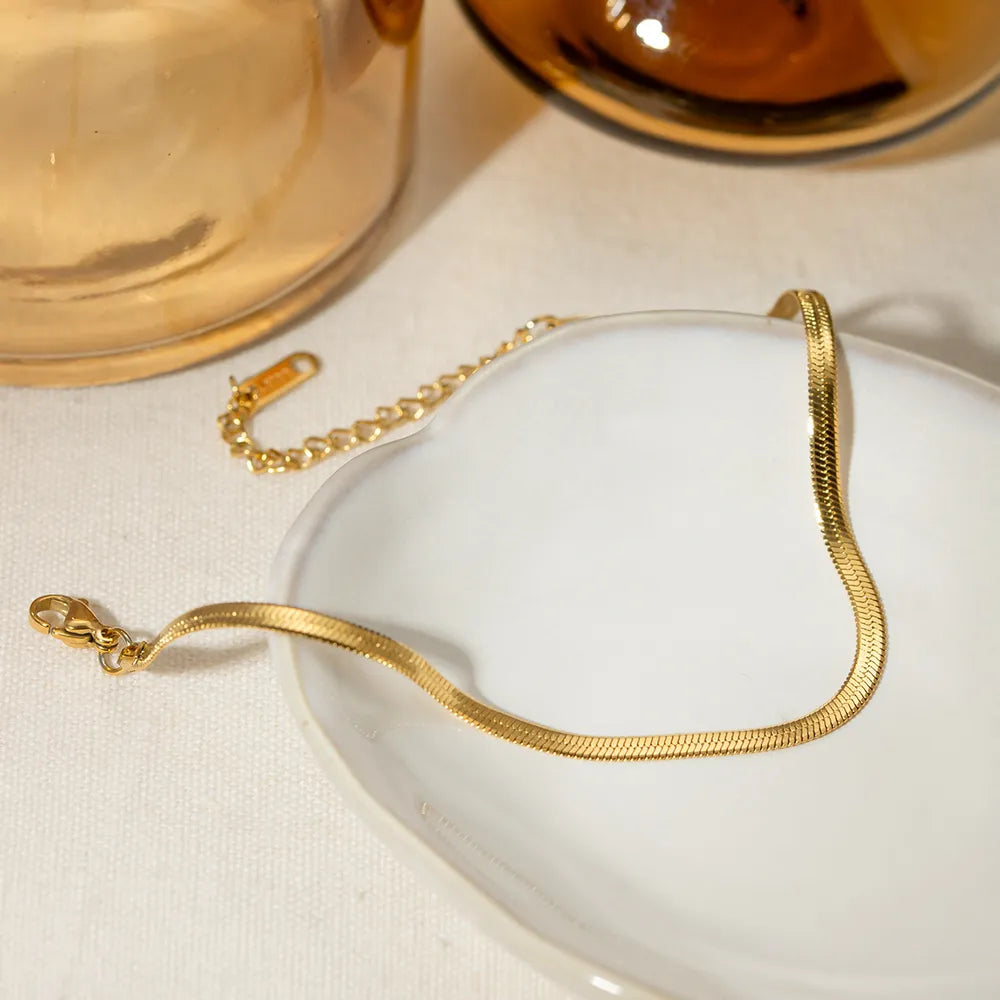 18K Gold-Plated Ankle Bracelet - alternate jewelry view