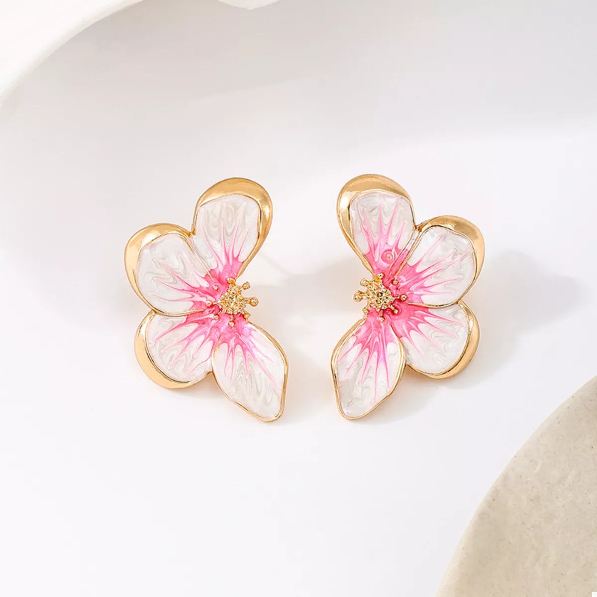 Butterfly Stud Earrings in Purple - women's stud earrings