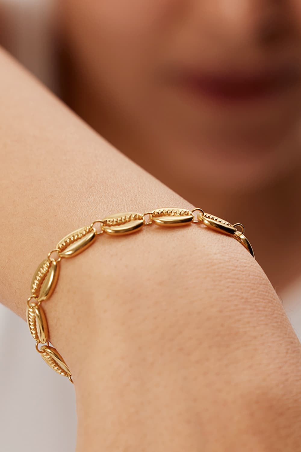 Shell Stainless Steel Bracelet - alternate jewelry view