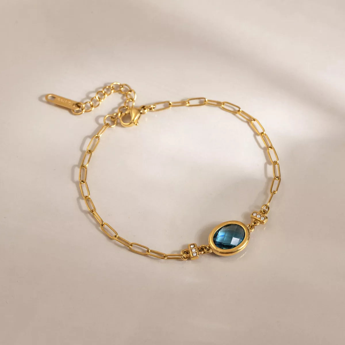 18K Gold-Plated Zircon Bracelet in Gold - women's bracelet