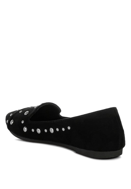 Stud Emebllished Ballet Flats