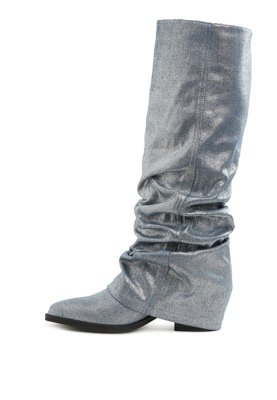 Fold-Over Slouchy Boot