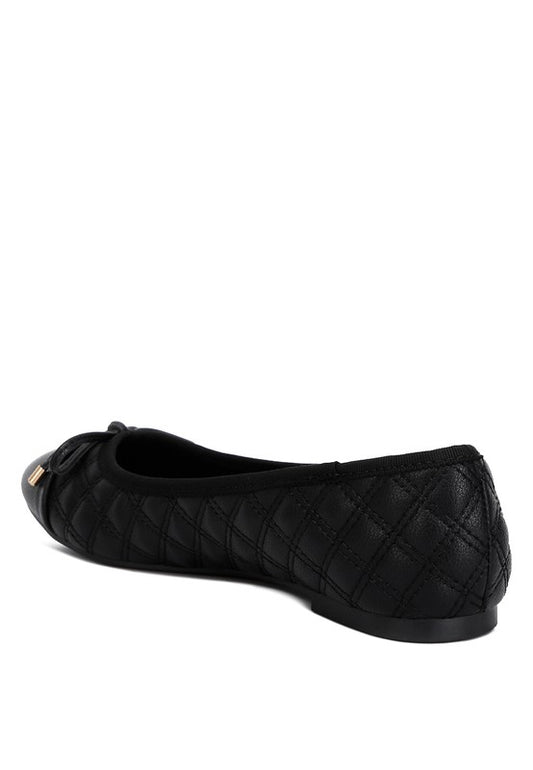 Quilted Leather Ballerinas