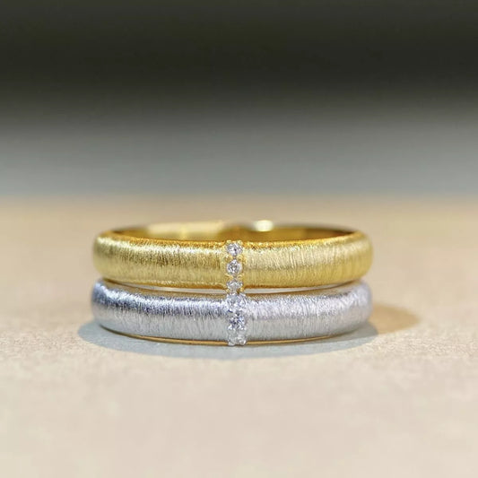 Sterling Silver Zircon Ring in Silver - women's ring
