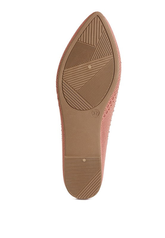 Canvas Rhinestone Loafers