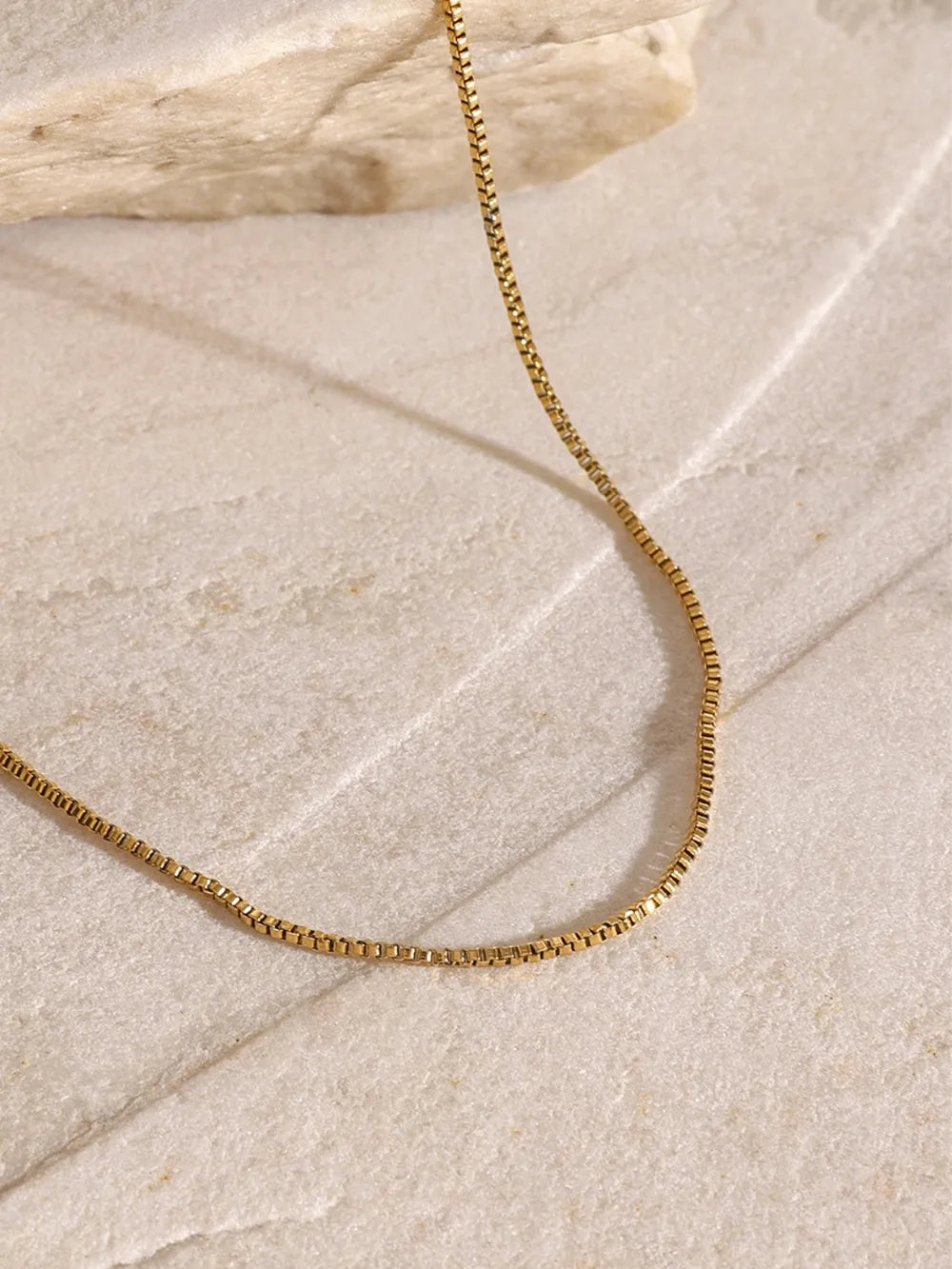 18K Gold-Plated Three-Layered Cross Necklace - alternate necklace view