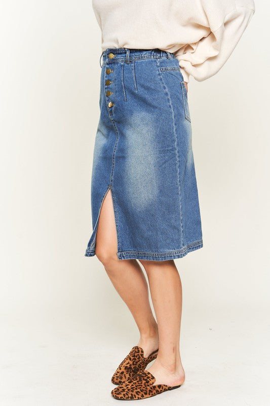 Button Down Skirt