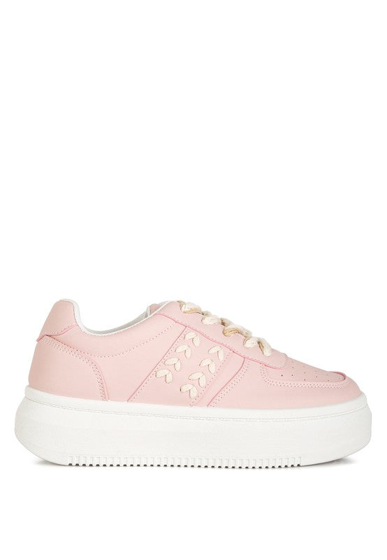 Faux Leather Sneakers