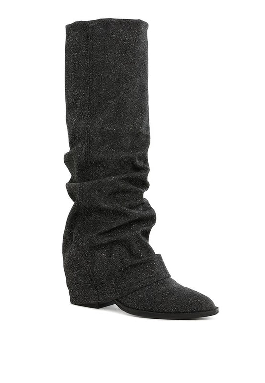 Fold-Over Slouchy Boot