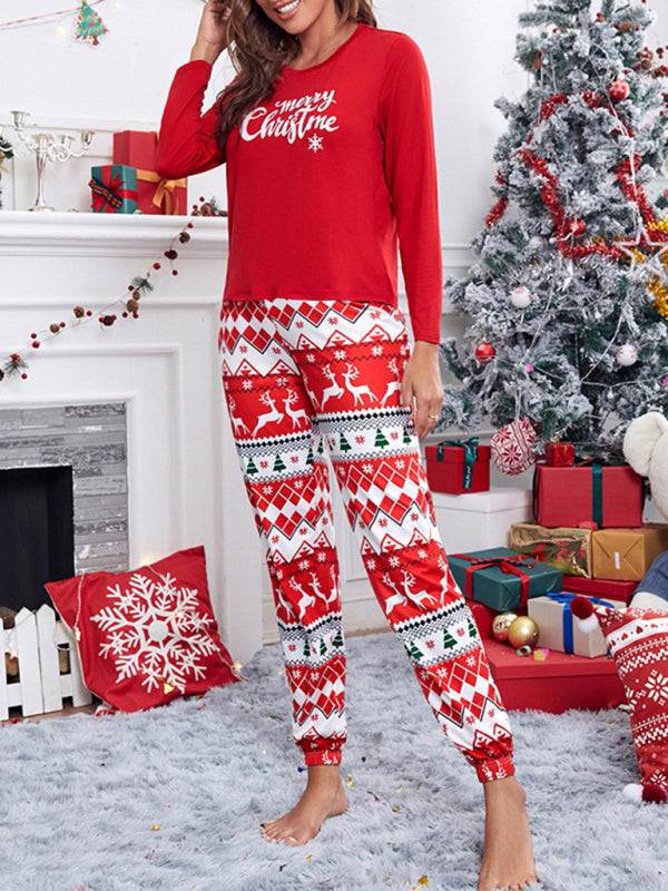 Christmas Print Pajamas Set