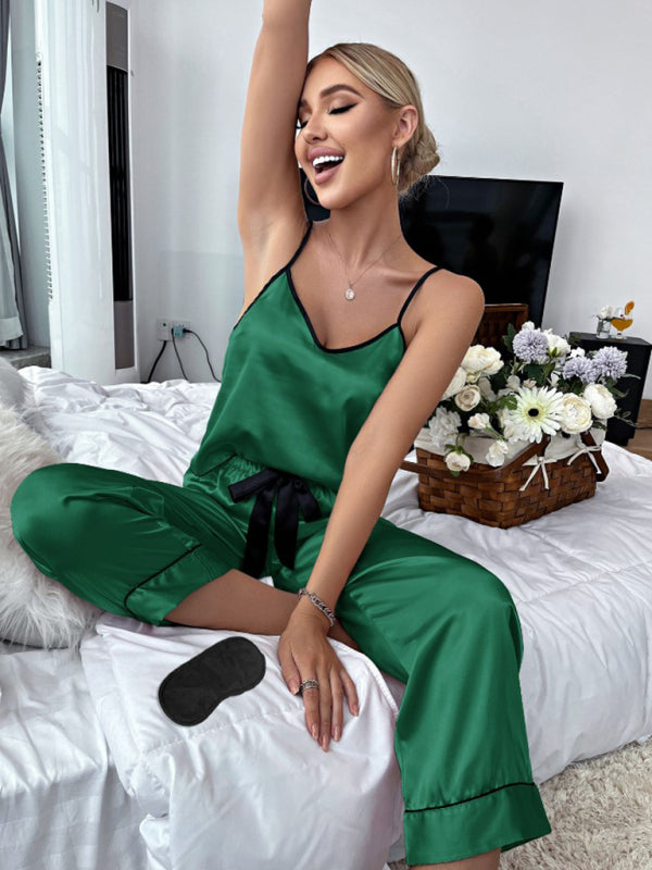 Contrast Cami Pajamas Set