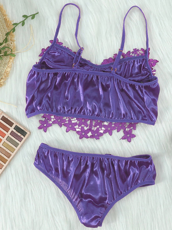 Crochet Lace Camisole Set