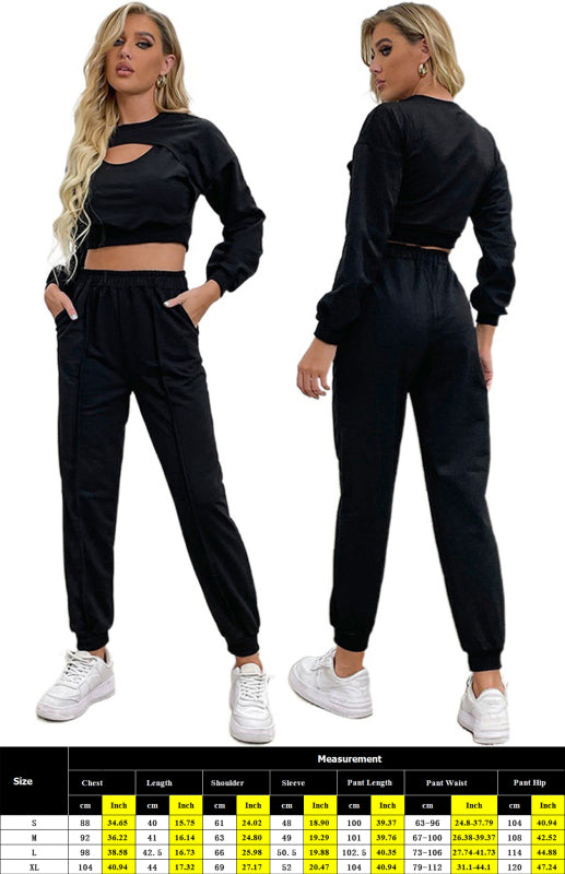 Shrug Jogger Pants Set