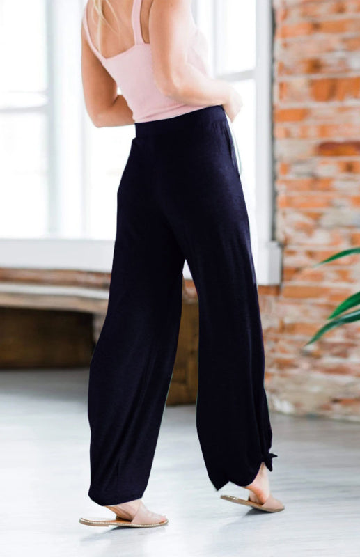 Side Slit Pull-On Trousers