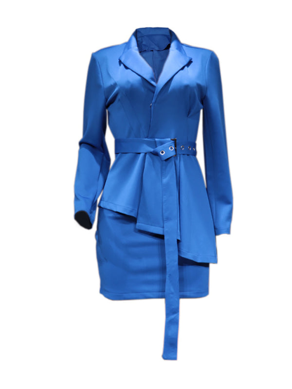 Belted Wrap Suit